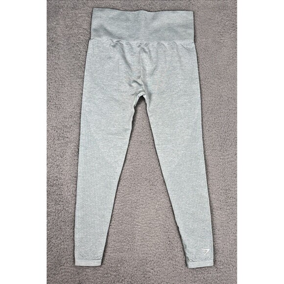 Gymshark Vital Seamless Mint Light Green Marl High Waisted Leggings Size Medium - Picture 2 of 6